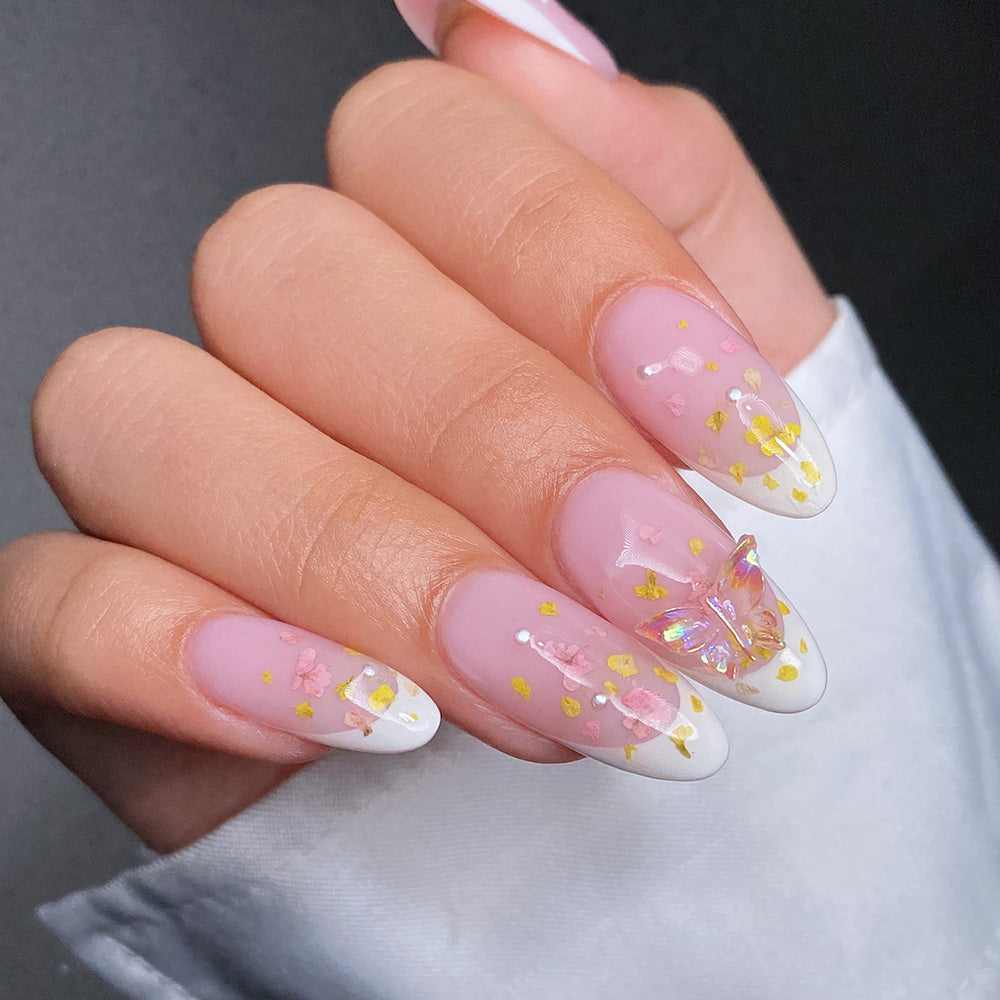LDS - 02 (ver 2) White - Line Art Gel Nails Polish Nail Art