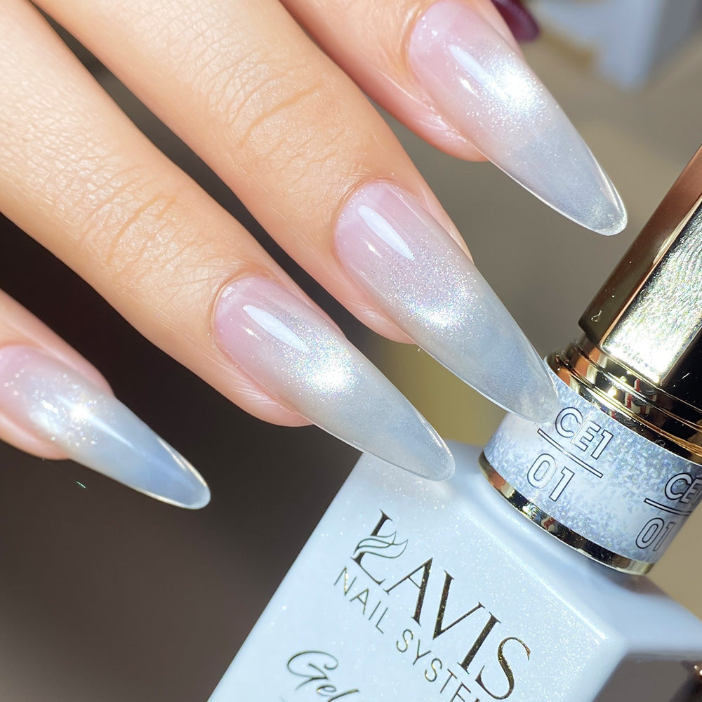 Lavis CE1-01 Cozy Cashmere cat eye gel polish, photo 9 of 10