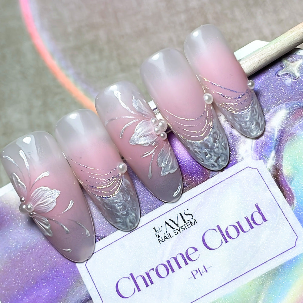 Lavis Pat Pat Gel 14 Chrome Cloud, Ombre Gel, photo 13 of 13