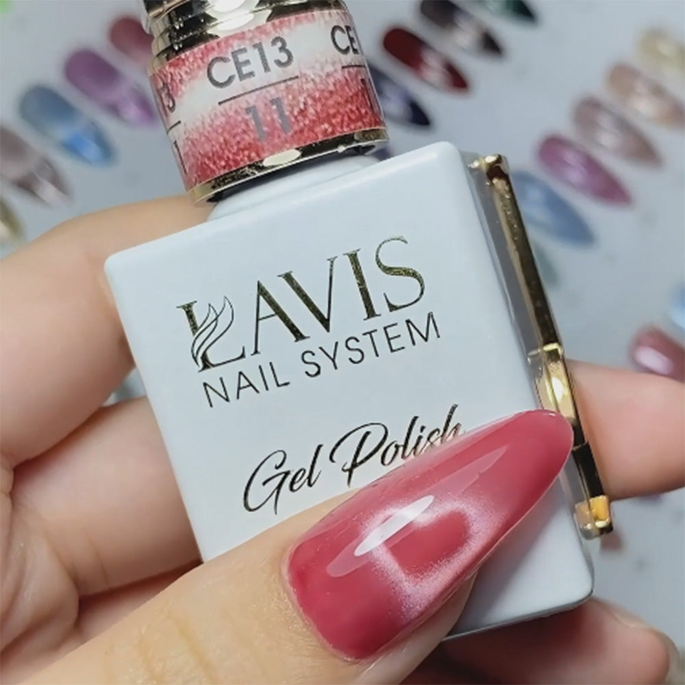 Lavis CE13-11 Moonlit Mirage cat eye gel polish, photo 8 of 9