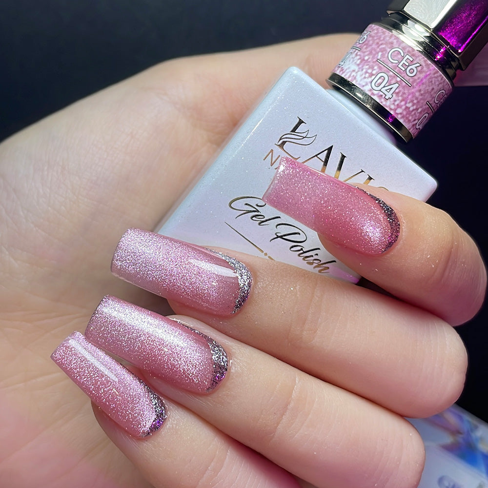 Lavis CE6-04 Prism Pop cat eye gel polish, photo 6 of 7