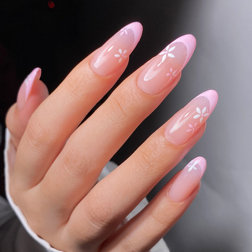 LDS - 03 (ver 2) Pastel Pink - Line Art Gel Nails Polish Nail Art
