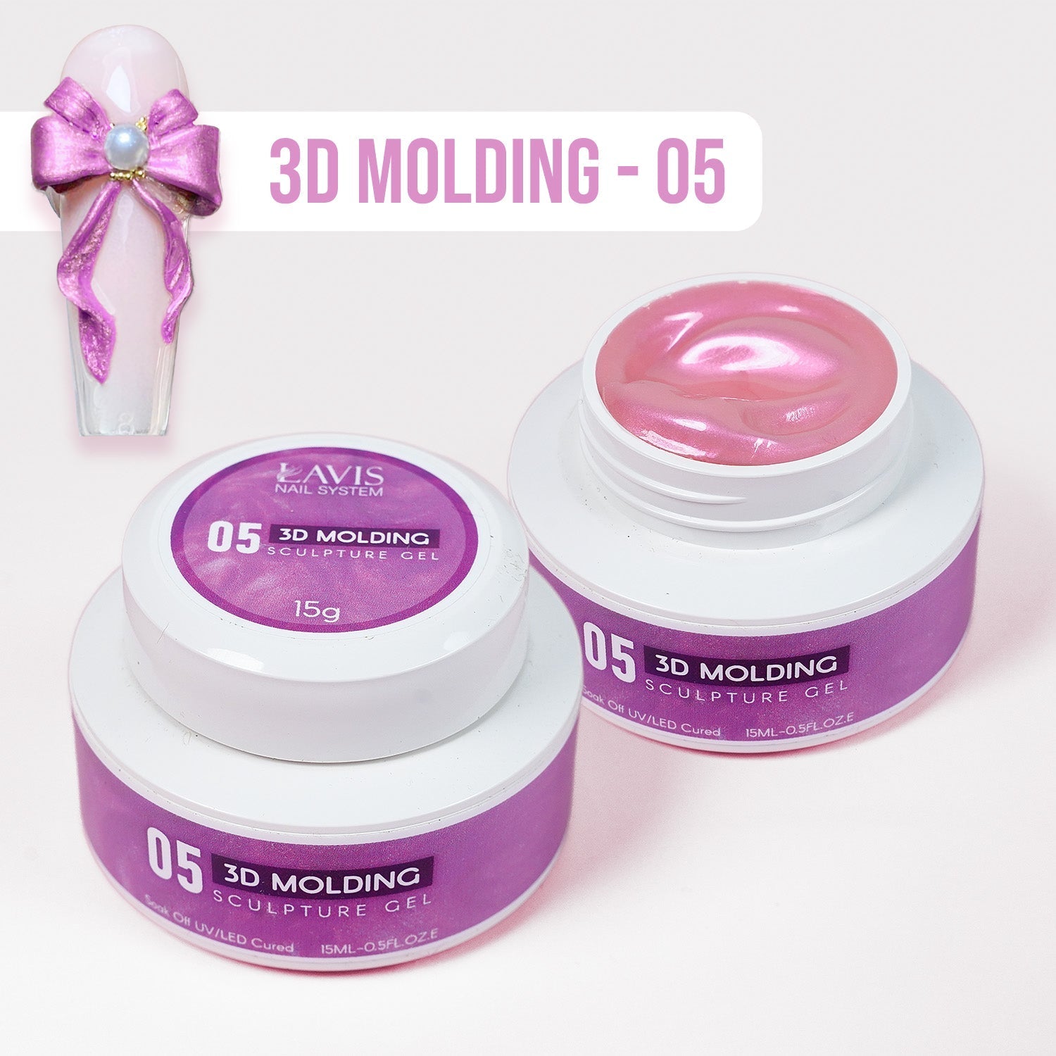 LAVIS 3D Molding Gel - Aurora Sculpture Gel