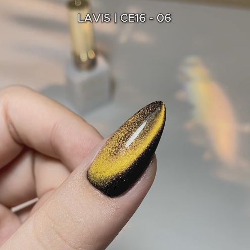 Lavis CE16-06 Double Vision cat eye gel polish, photo 10 of 11