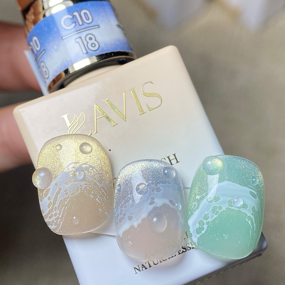 Lavis C10-18 Light of Dawn gel polish, photo 4 of 4