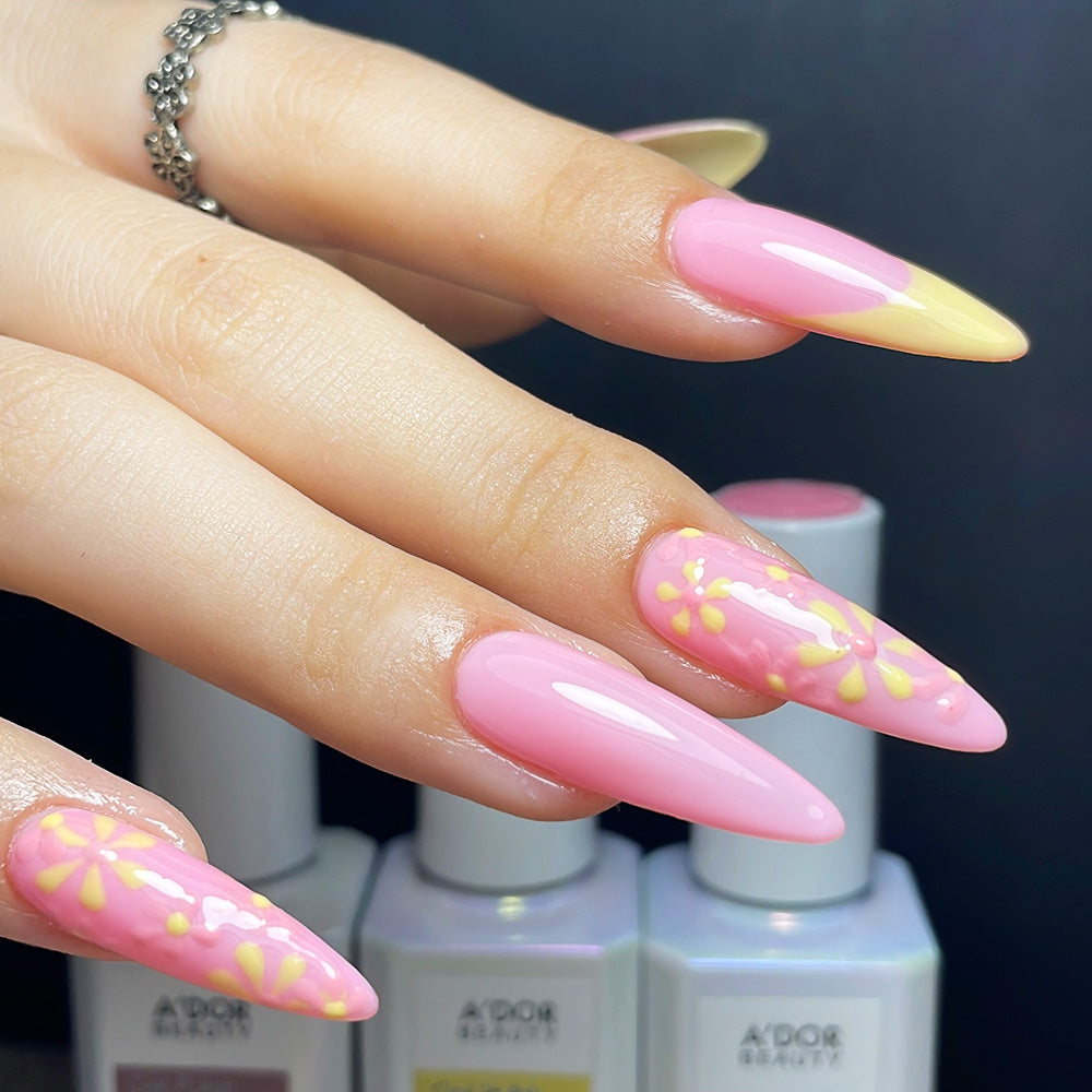 A'DOR HEMA-Free Gel Polish - 004 - Pinky Tude - 0.6 oz