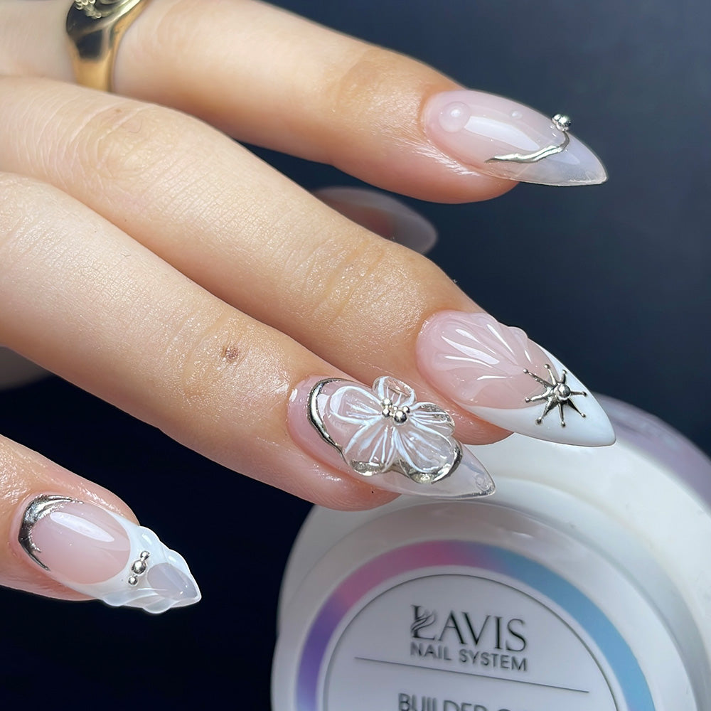 LAVIS 13 Pink Vanilla - Builder Gel In The Jar 30ml