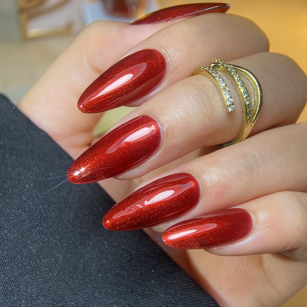 Lavis C02-21 Scarlet Bloom gel polish, photo 11 of 12