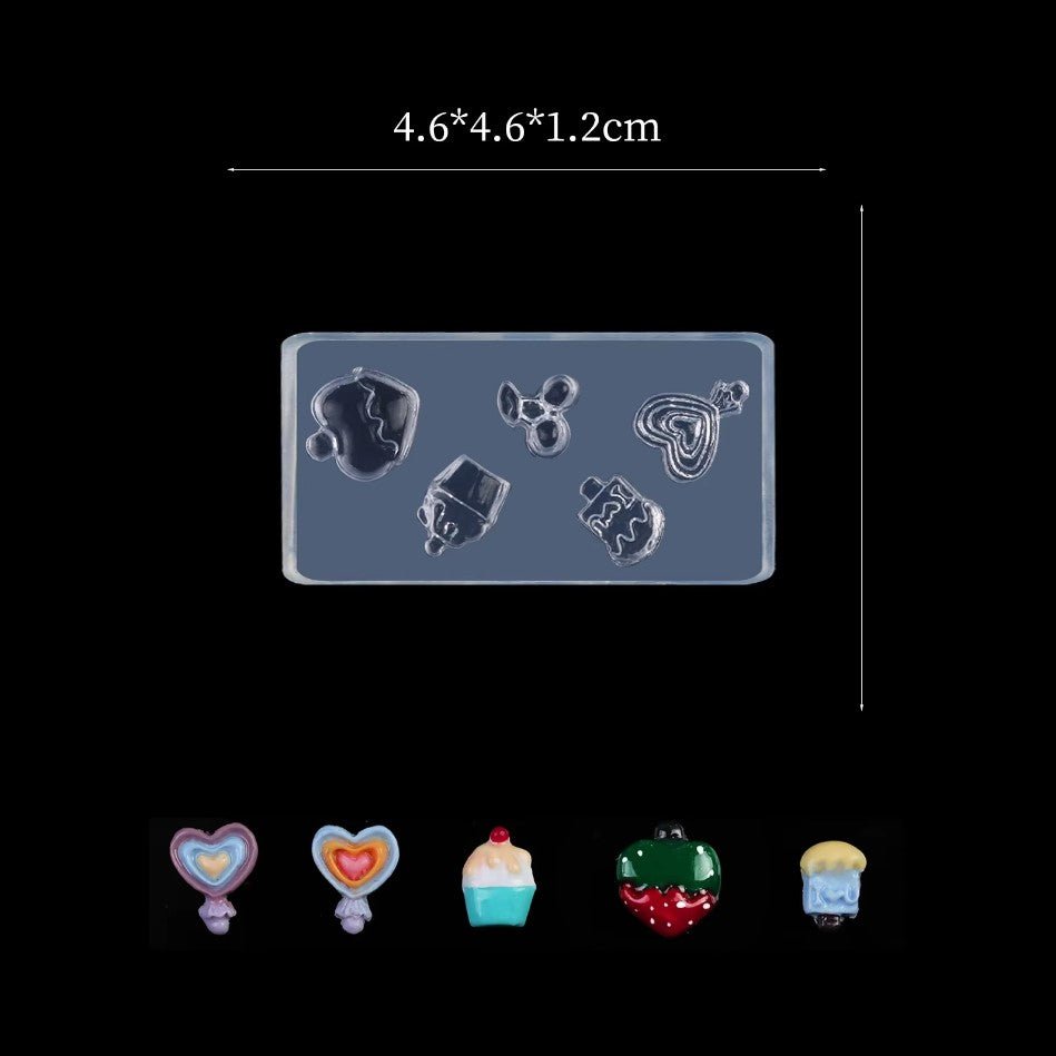 3D Nail Charm Mold - DTK Nail Supply