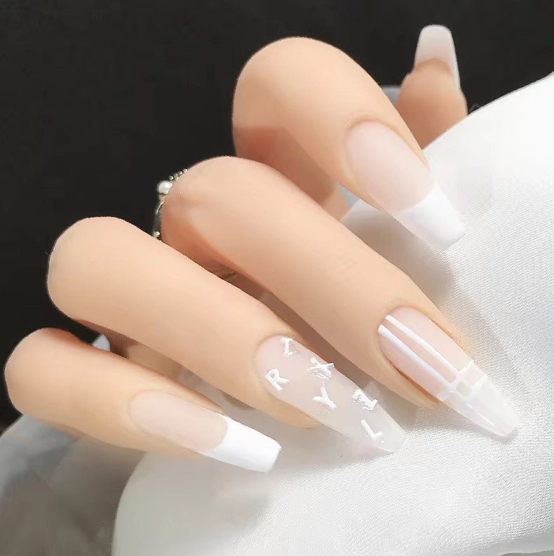 3D Nail Charm Mold 6 - Alphabet - DTK Nail Supply