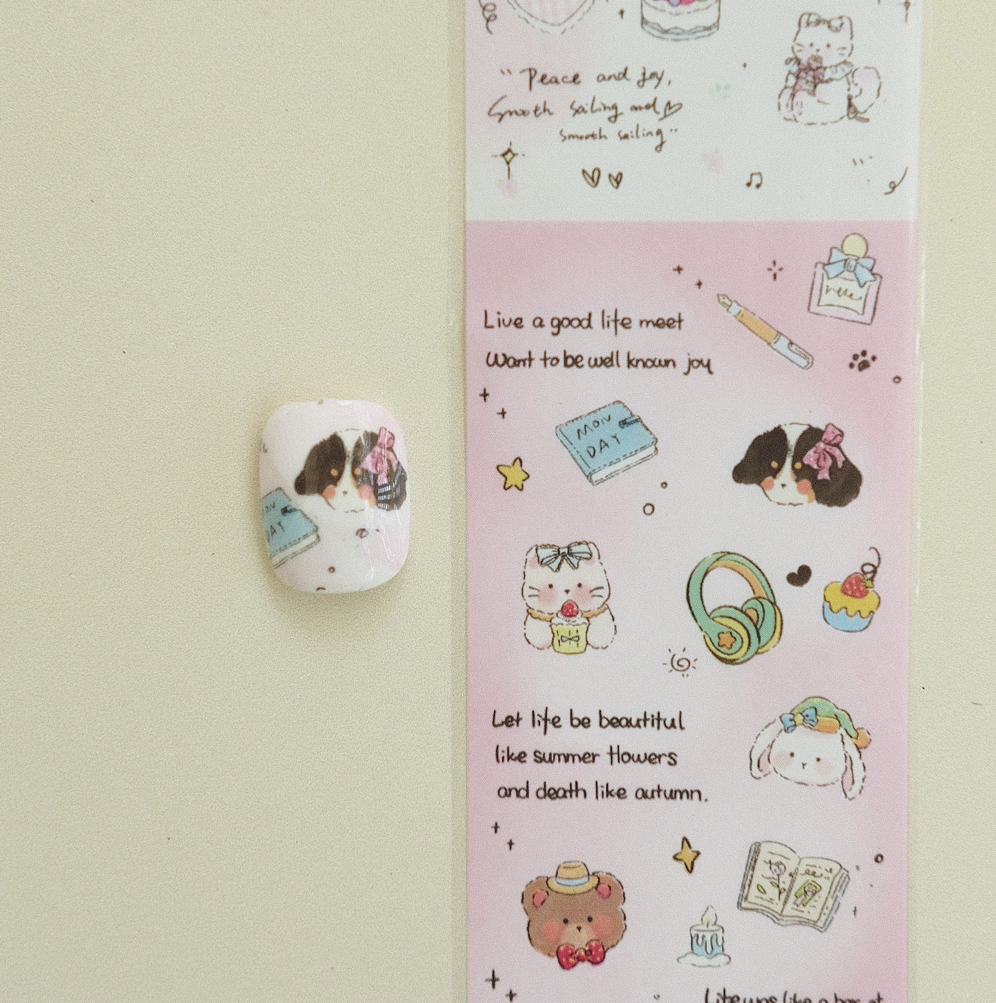 Nail Foil - Cute Aesthetic Animal