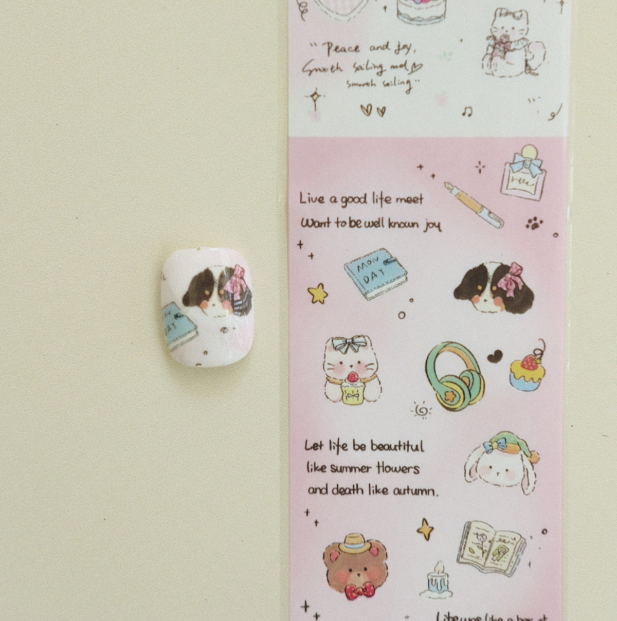 Nail Foil - Cute Aesthetic Animal