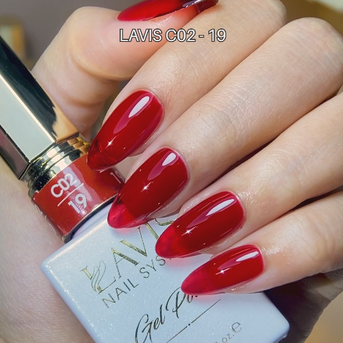 LAVIS C02 (Ver2) - 19 - Gel Polish 0.5 oz - Scarlet Bloom Collection
