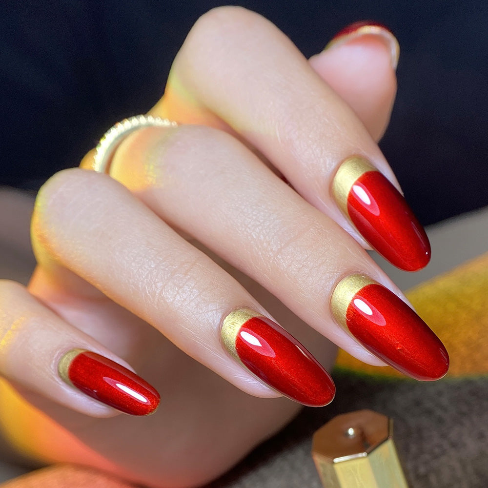 Lavis C02-19 Scarlet Bloom gel polish, photo 16 of 24