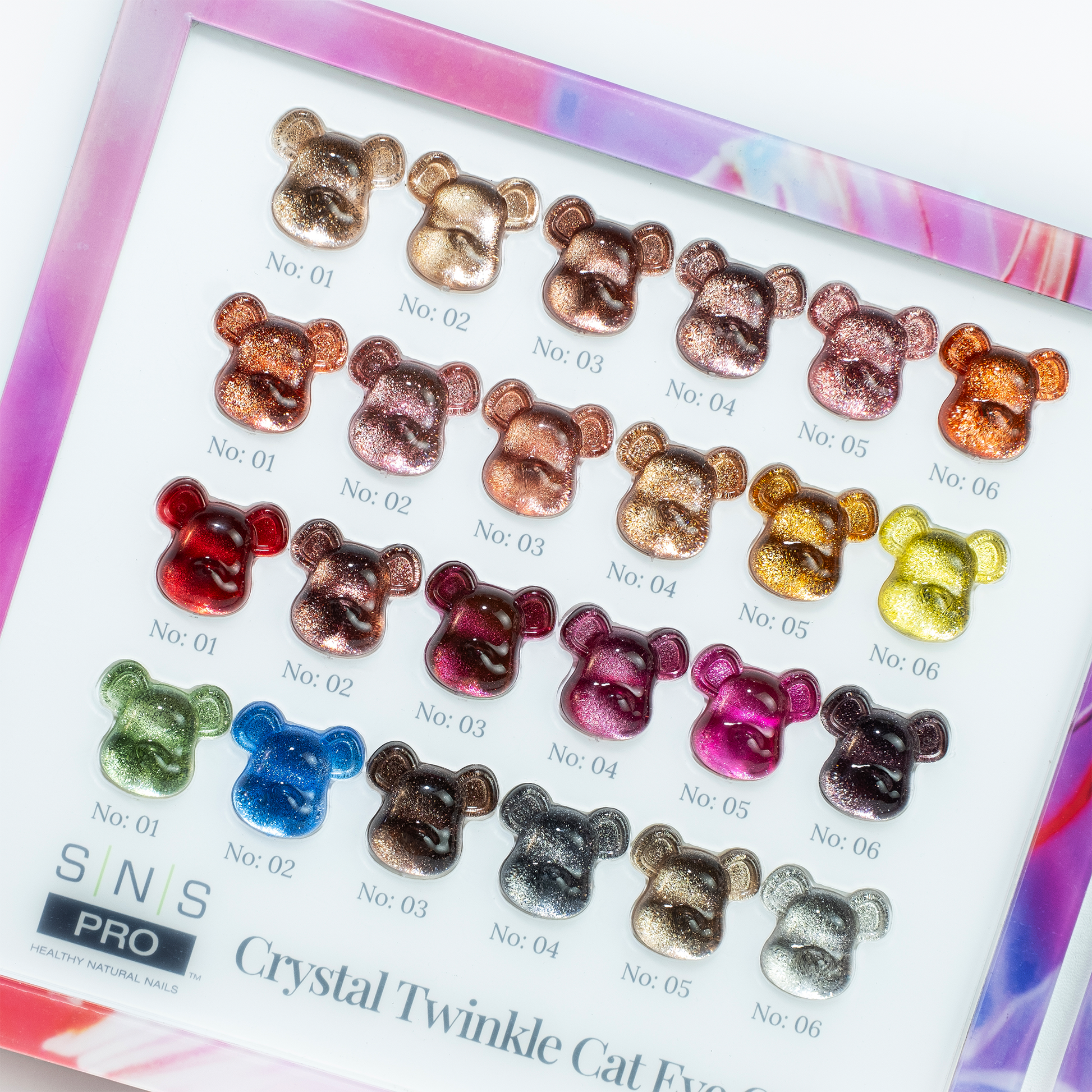 SNS Cat Eyes - Set 24 Colors - Crystal Twinkle Collection