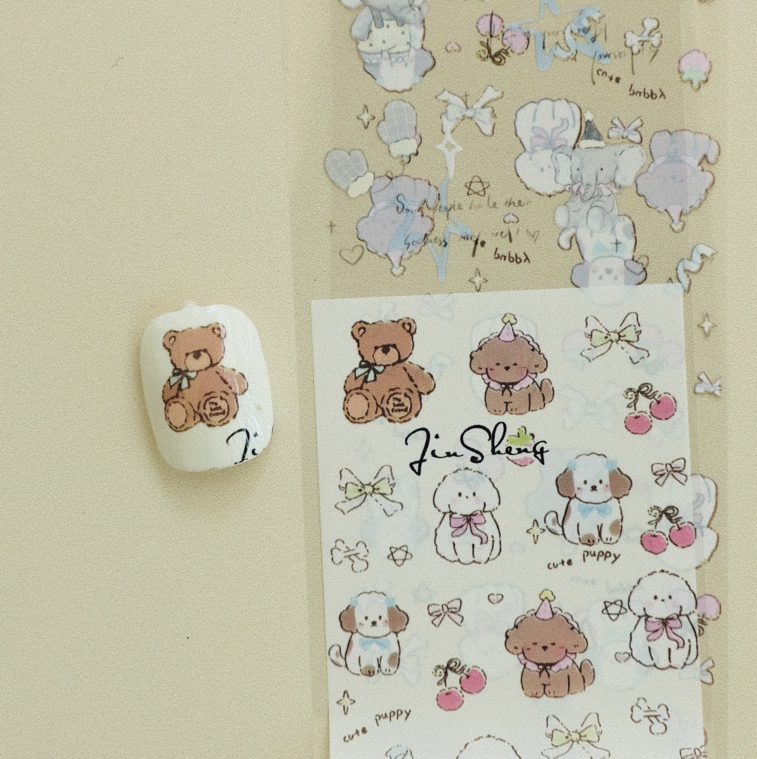 Nail Foil - Cute Aesthetic Animal