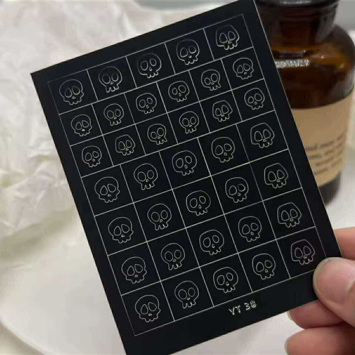 Spray Painted Nail Art Stickers YT 38