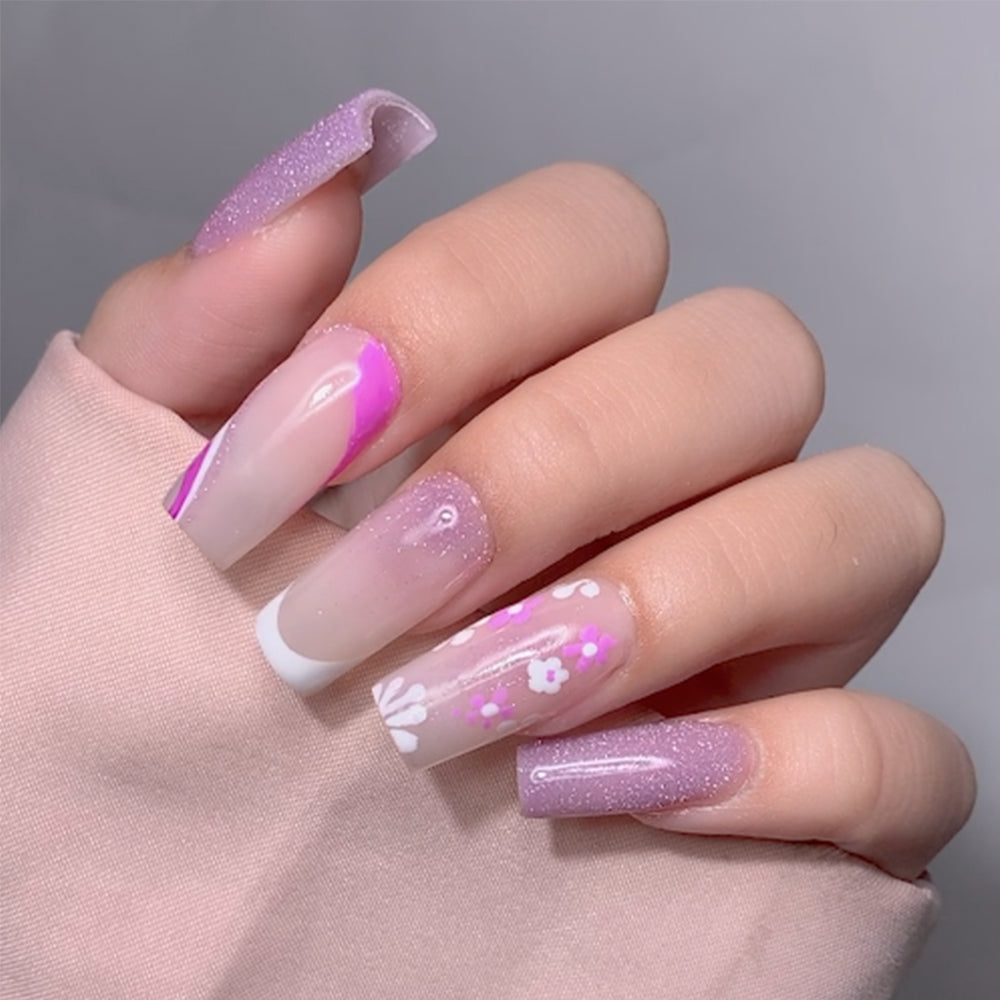 LDS - 02 (ver 2) White - Line Art Gel Nails Polish Nail Art