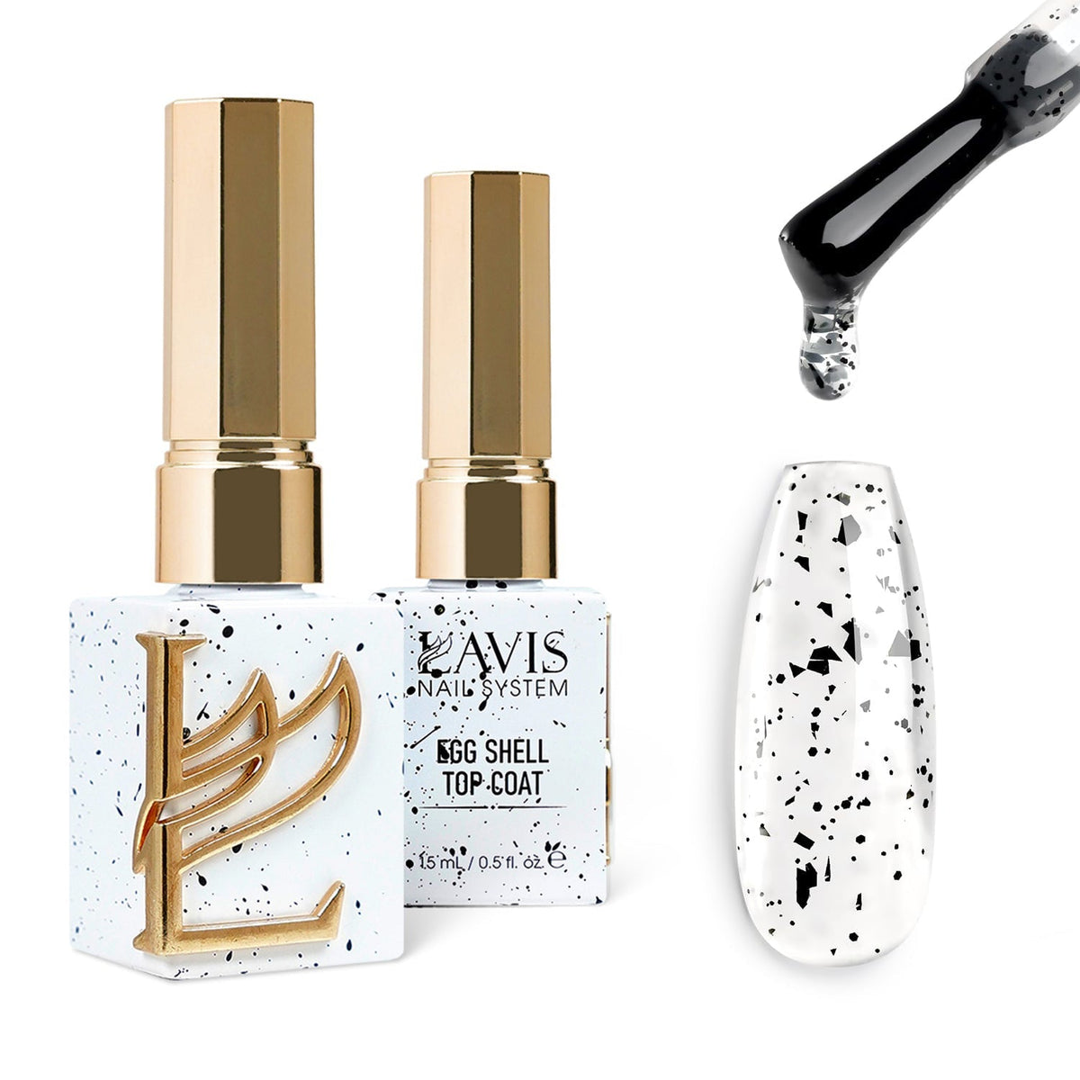 LAVIS Eggshell Top Coat 0.5oz