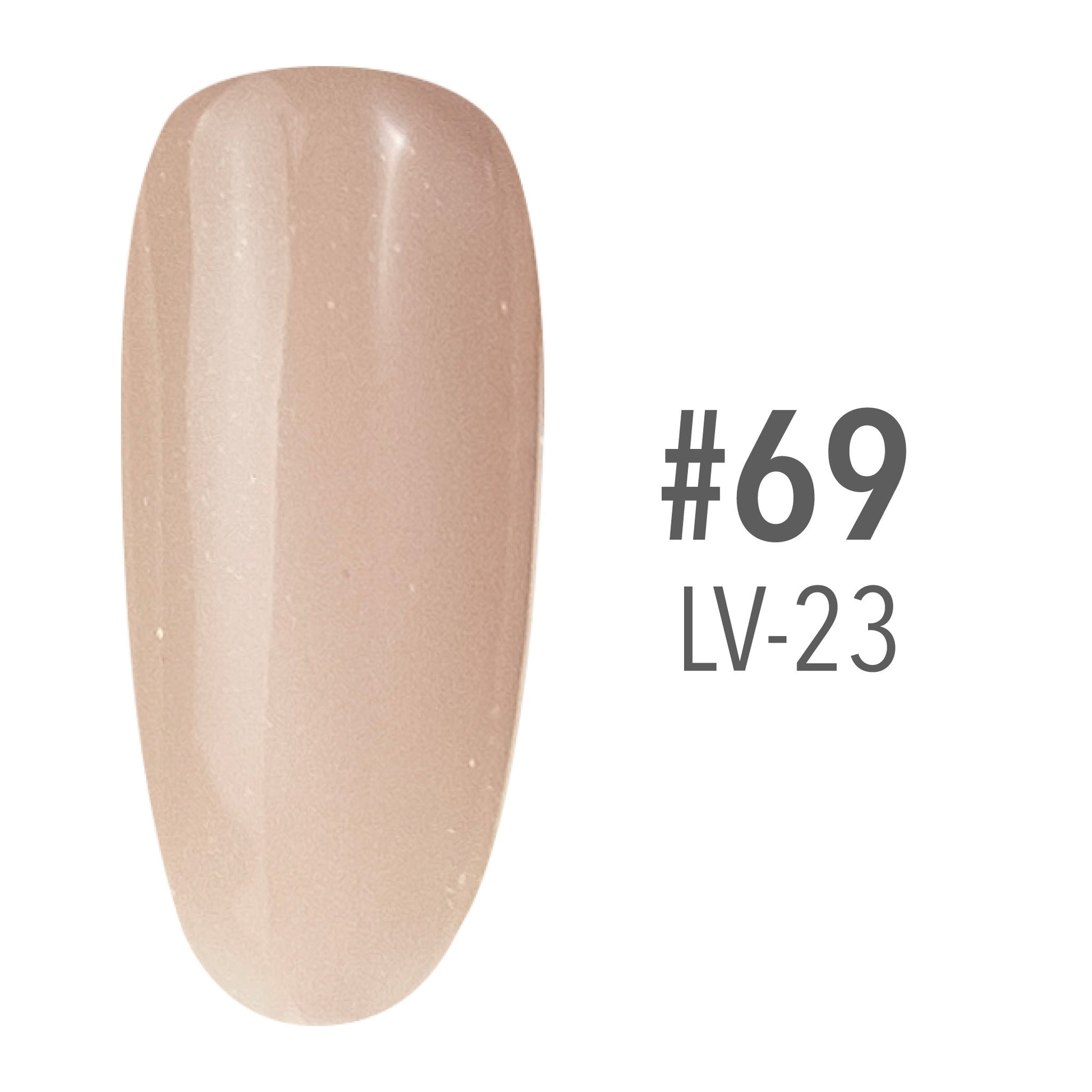 SNS Pro Gel Nail Polish Duo - 069 LV-23 - Pink Collection