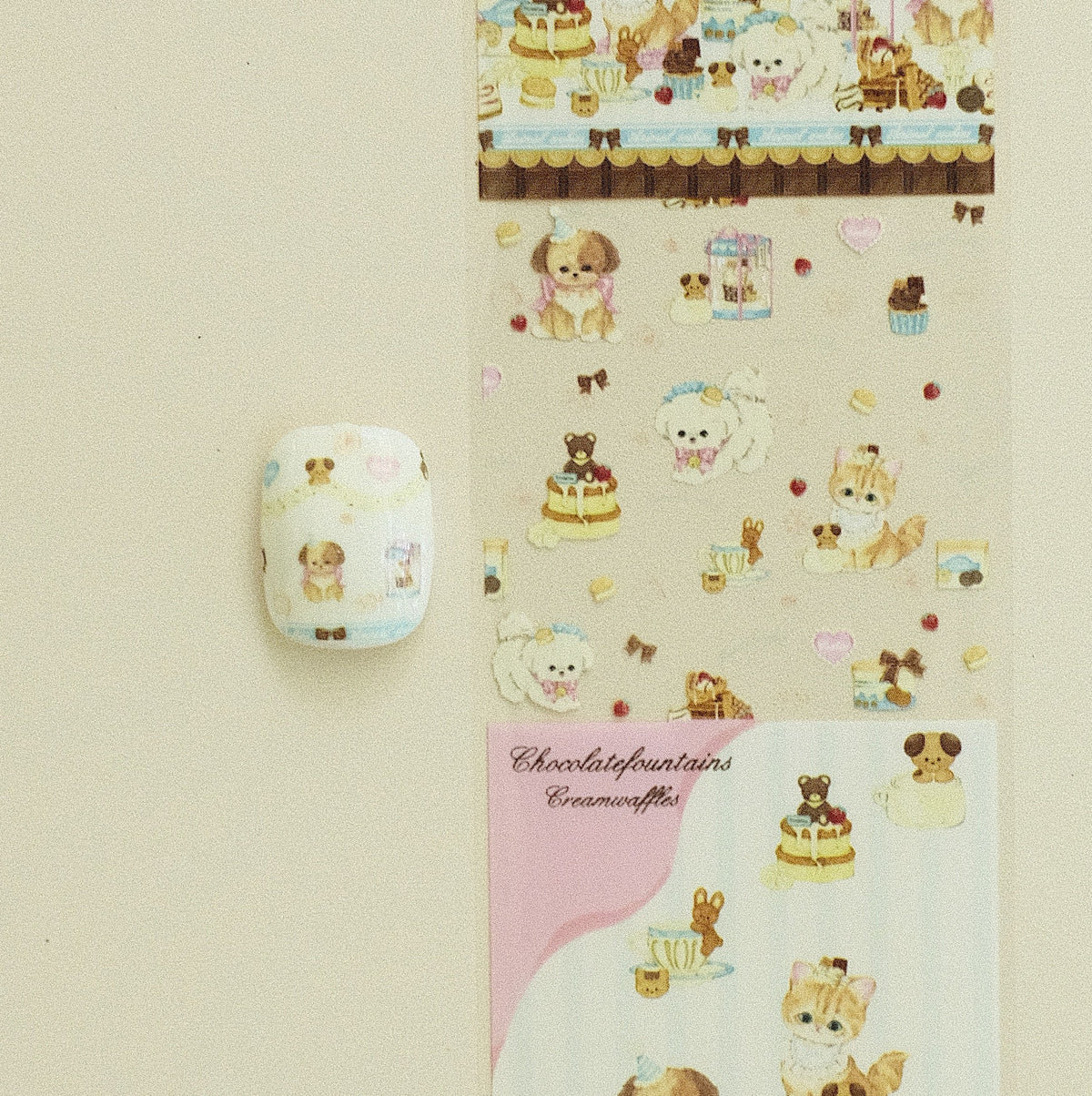 Nail Foil - Cute Aesthetic Animal