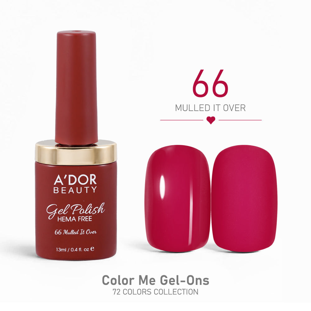 A'DOR HEMA-Free Gel Polish - 66 - Mulled It Over - 0.4 oz - Color Me Gel-Ons Collection
