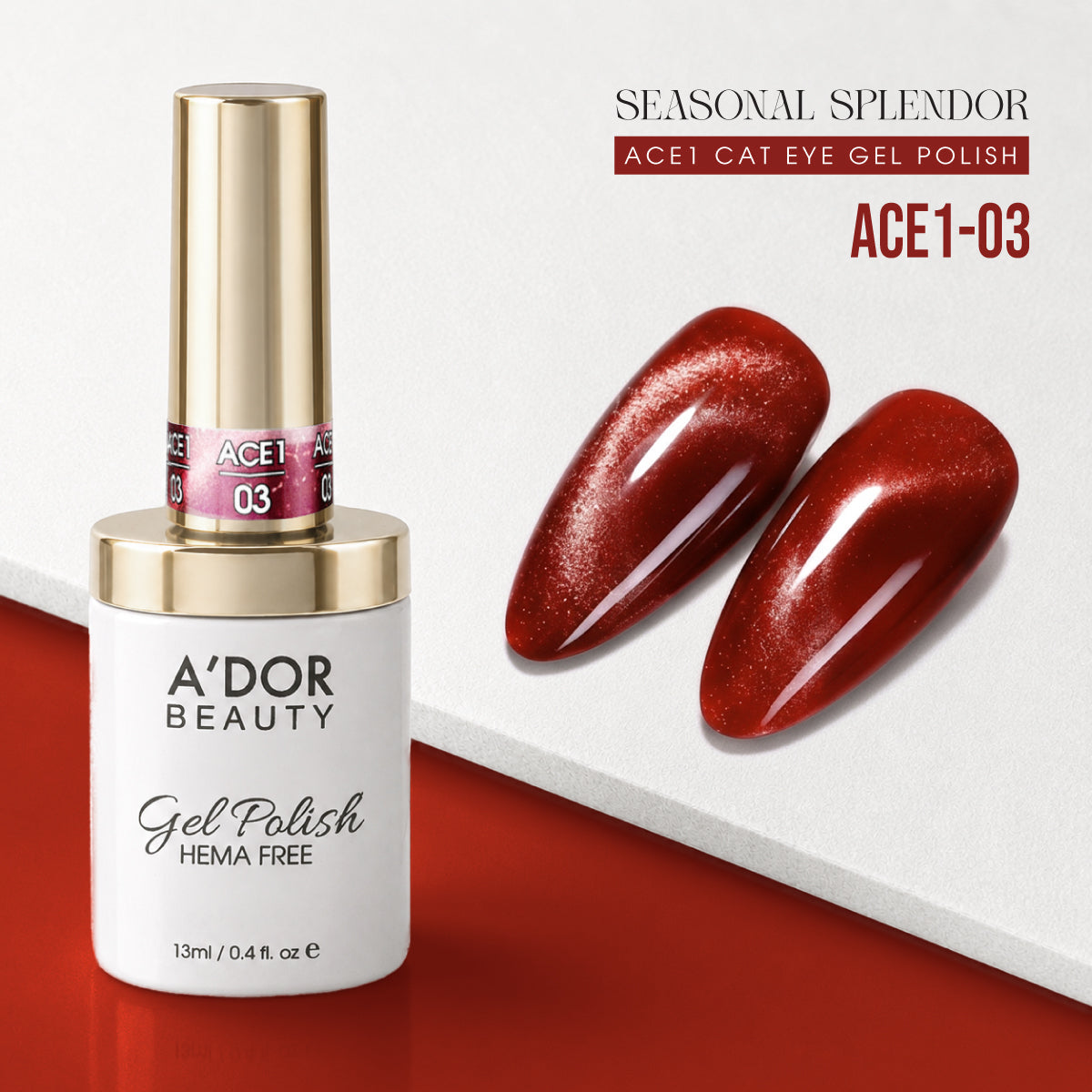 A'DOR Cat Eye ACE1 Seasonal Splendor, 12 Colors