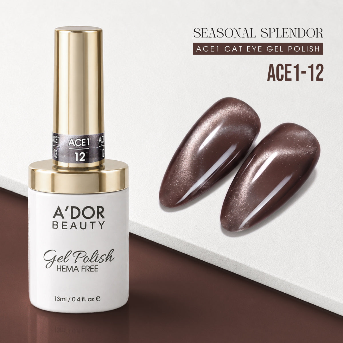 A'DOR Cat Eye ACE1 Seasonal Splendor, 12 Colors