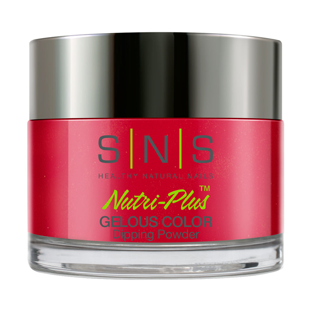 SNS Dipping Powder Nail - AN05 - Red Roof Lines by SNS sold by DTK Nail Supply