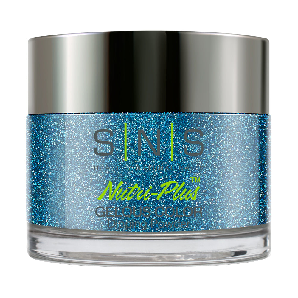 SNS Dipping Powder Nail - AN13 - Frosty Blue Star by SNS sold by DTK Nail Supply