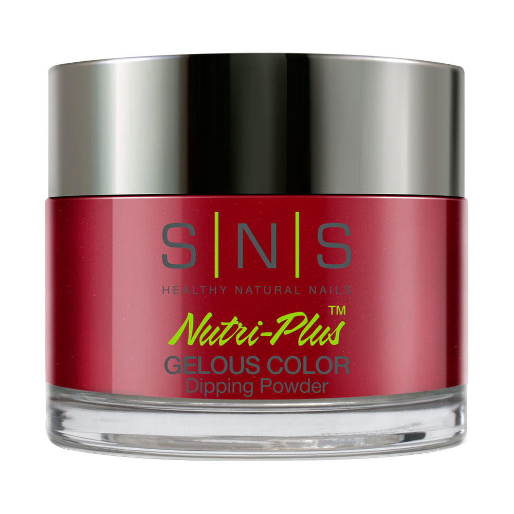  SNS Dipping Powder Nail - AN24 - Red Teddy by SNS sold by DTK Nail Supply