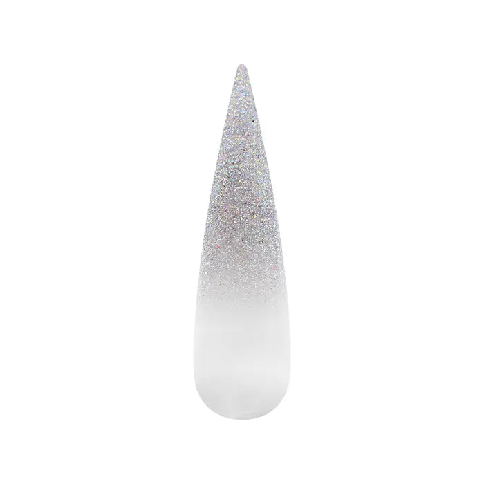 Air Ombre Spray Powder Nails - Metallic Silver Colors - AO133