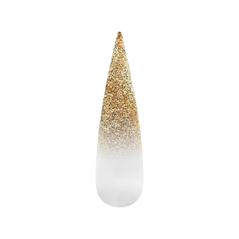 Air Ombre Spray Powder Nails - Metallic Gold Colors - AO161