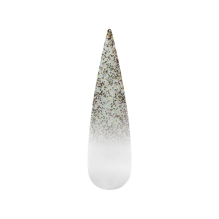 Air Ombre Spray Powder Nails - Metallic Silver Colors - AO168