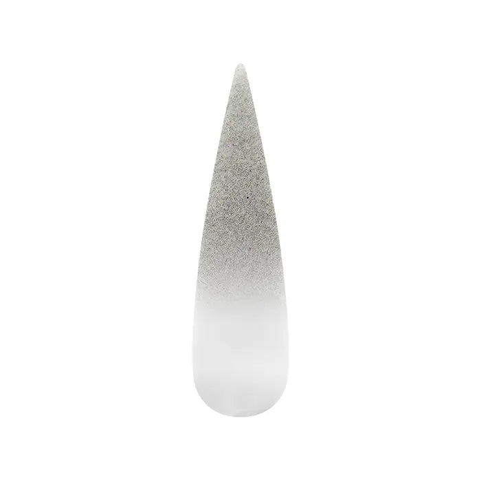 Air Ombre Spray Powder Nails - Metallic Silver Colors - AO169