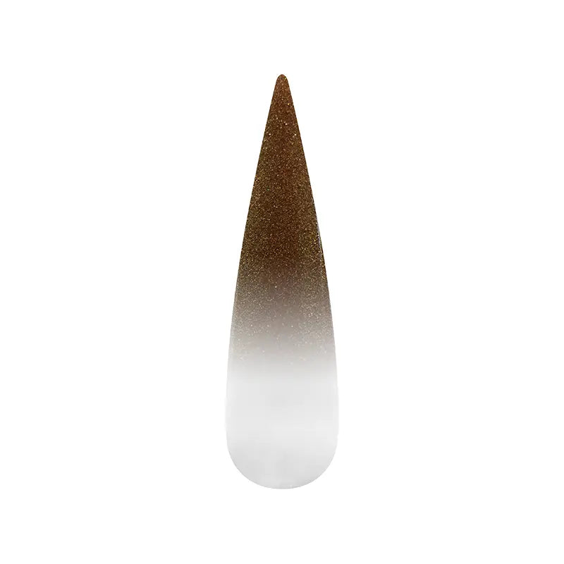 Air Ombre Spray Powder Nails -Brown Gold Colors - AO036