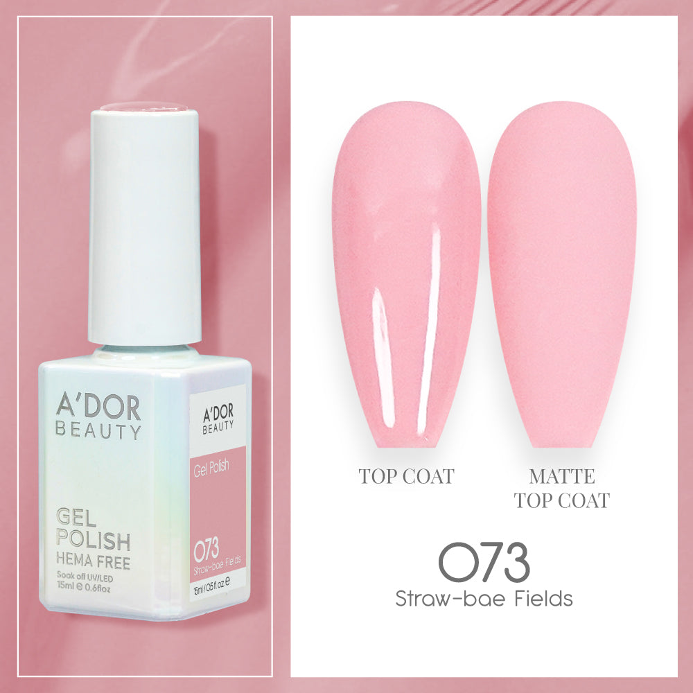 A'DOR HEMA-Free Gel Polish - 073 - Straw-bae Fields - 0.6 oz