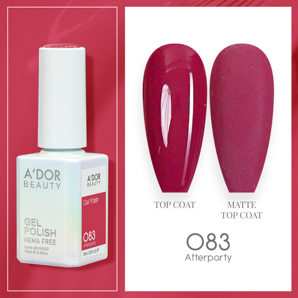 A'DOR HEMA-Free Gel Polish - 083 - Afterparty - 0.6 oz
