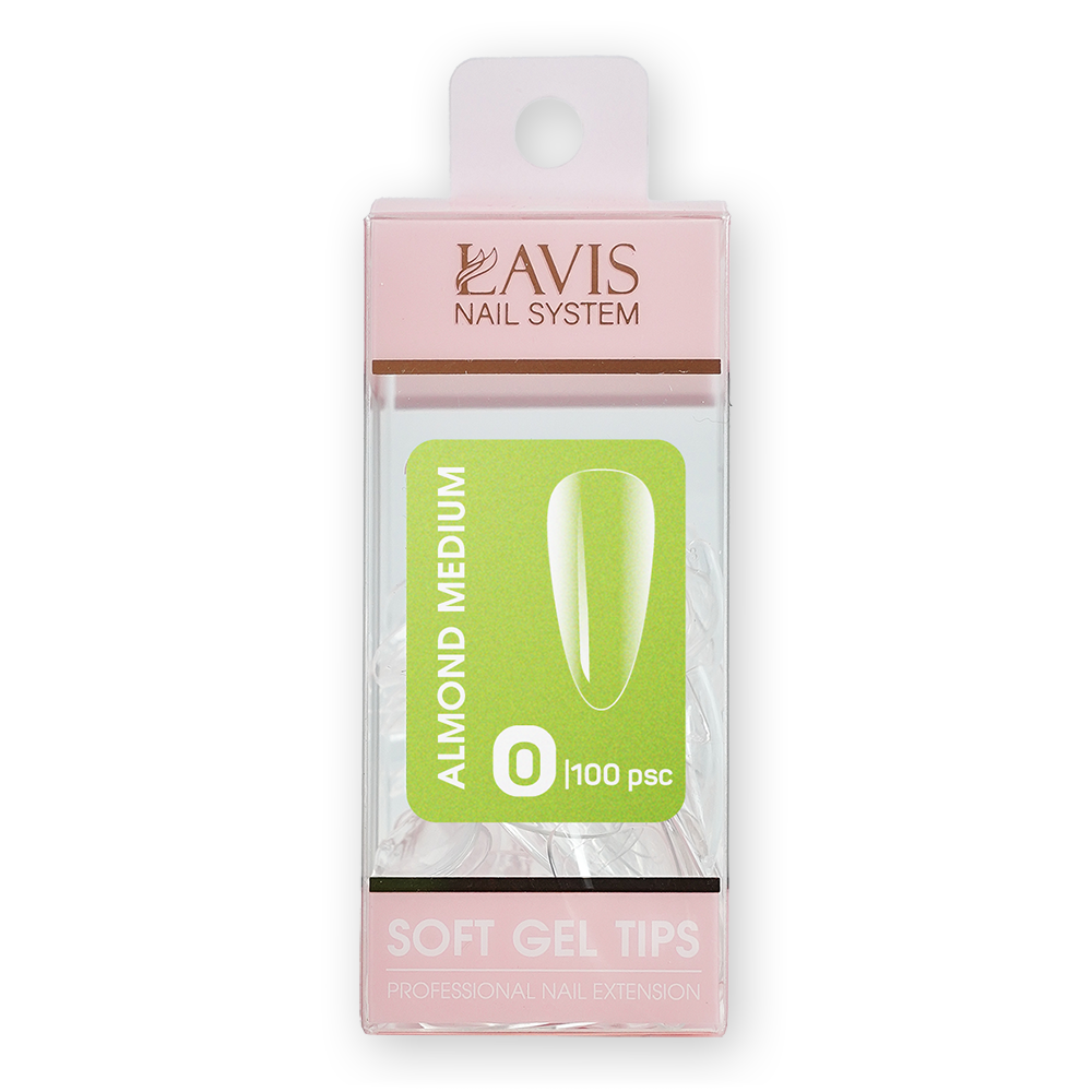 Lavis Medium Almond Tips Refill 100, photo 1 of 14