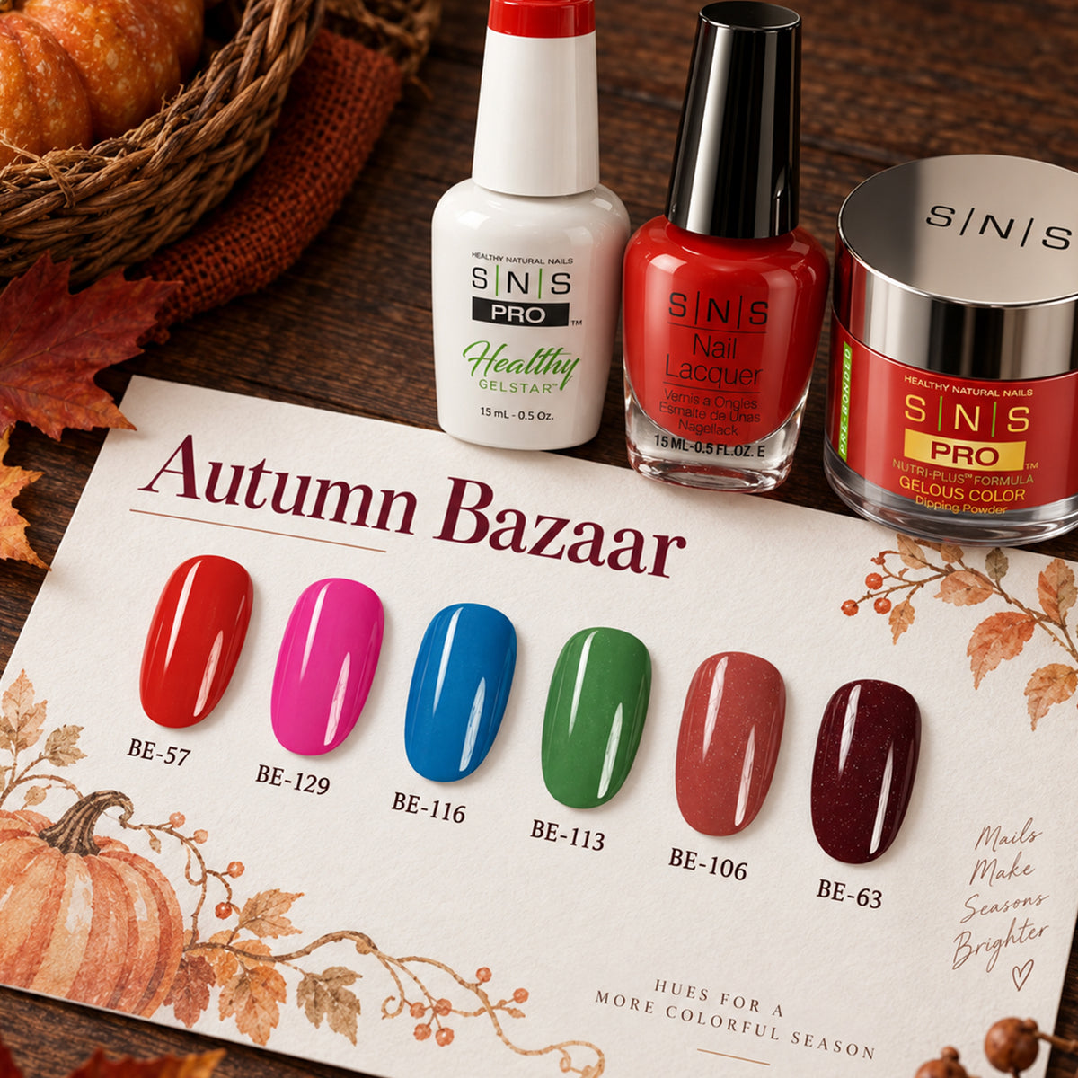 SNS Autumn Bazaar Collection - 4in1 - 6 Colors