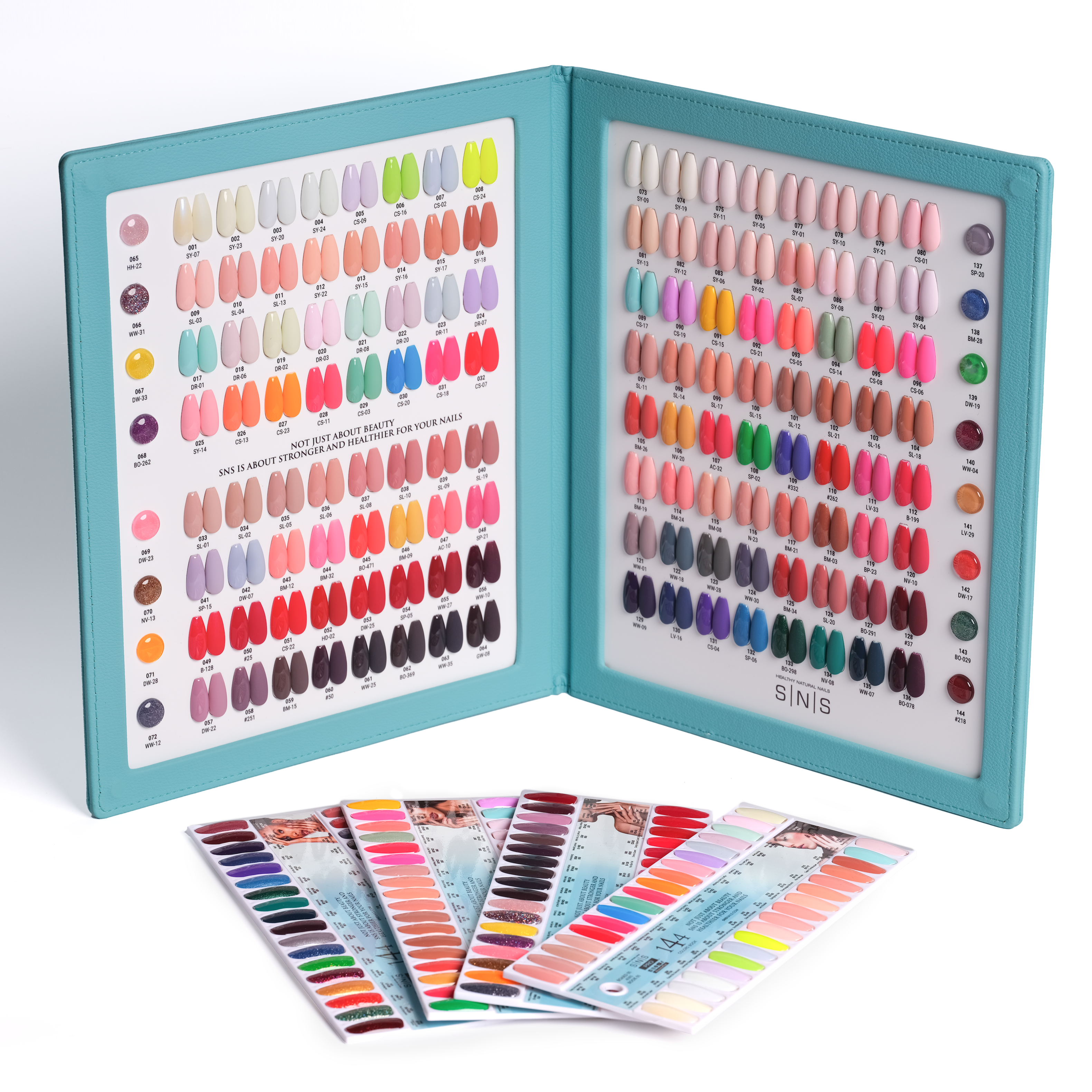 SNS Tiffany Blue 4-In-1 Collection - 144 Dip, Gel & Lacquer Matching Combos