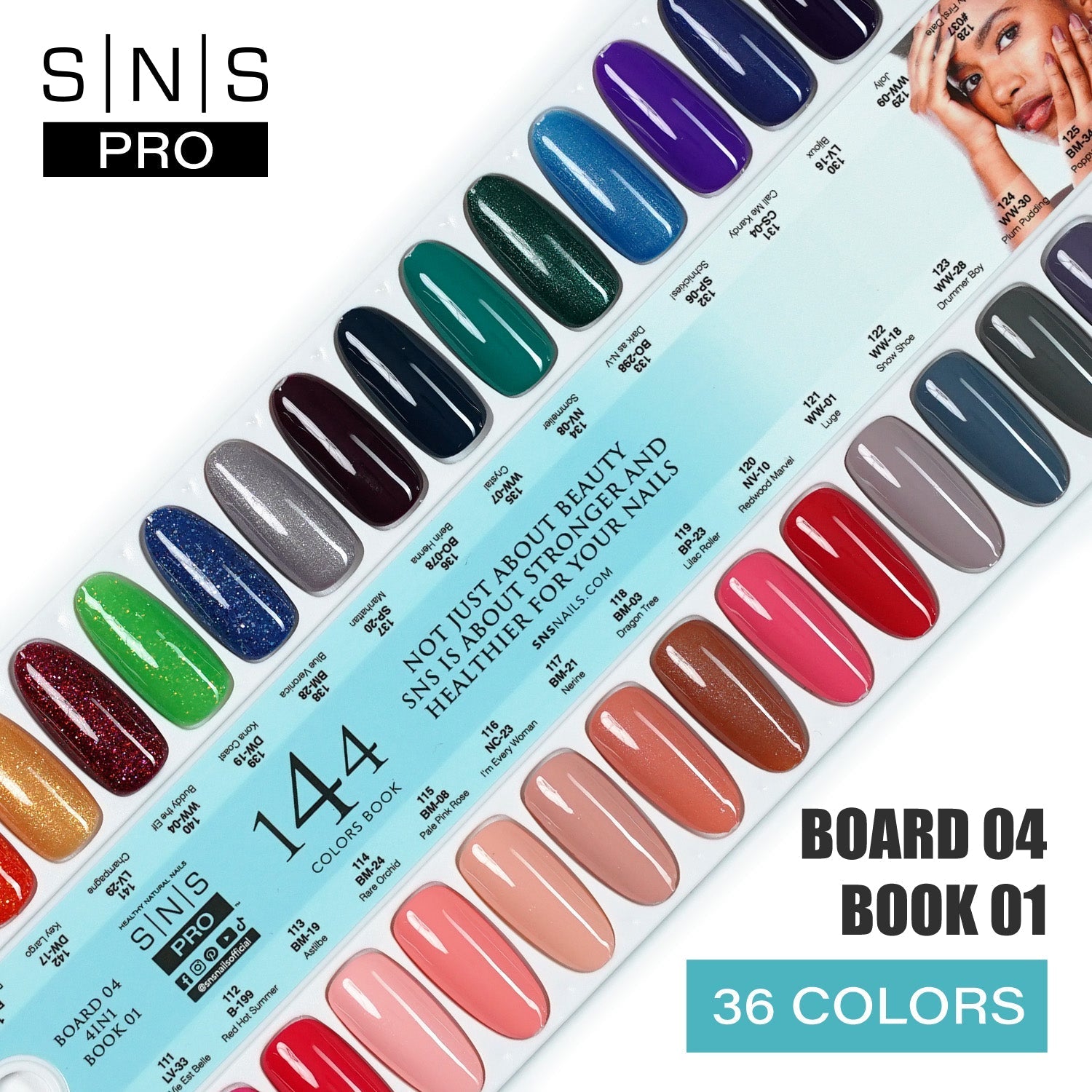 ♪新品未使用♪ 限定 Smiirl Counter 7digits /SNS SNS Pro Dipping & Acrylic Powder - Set 36 Colors - Board 4 (109