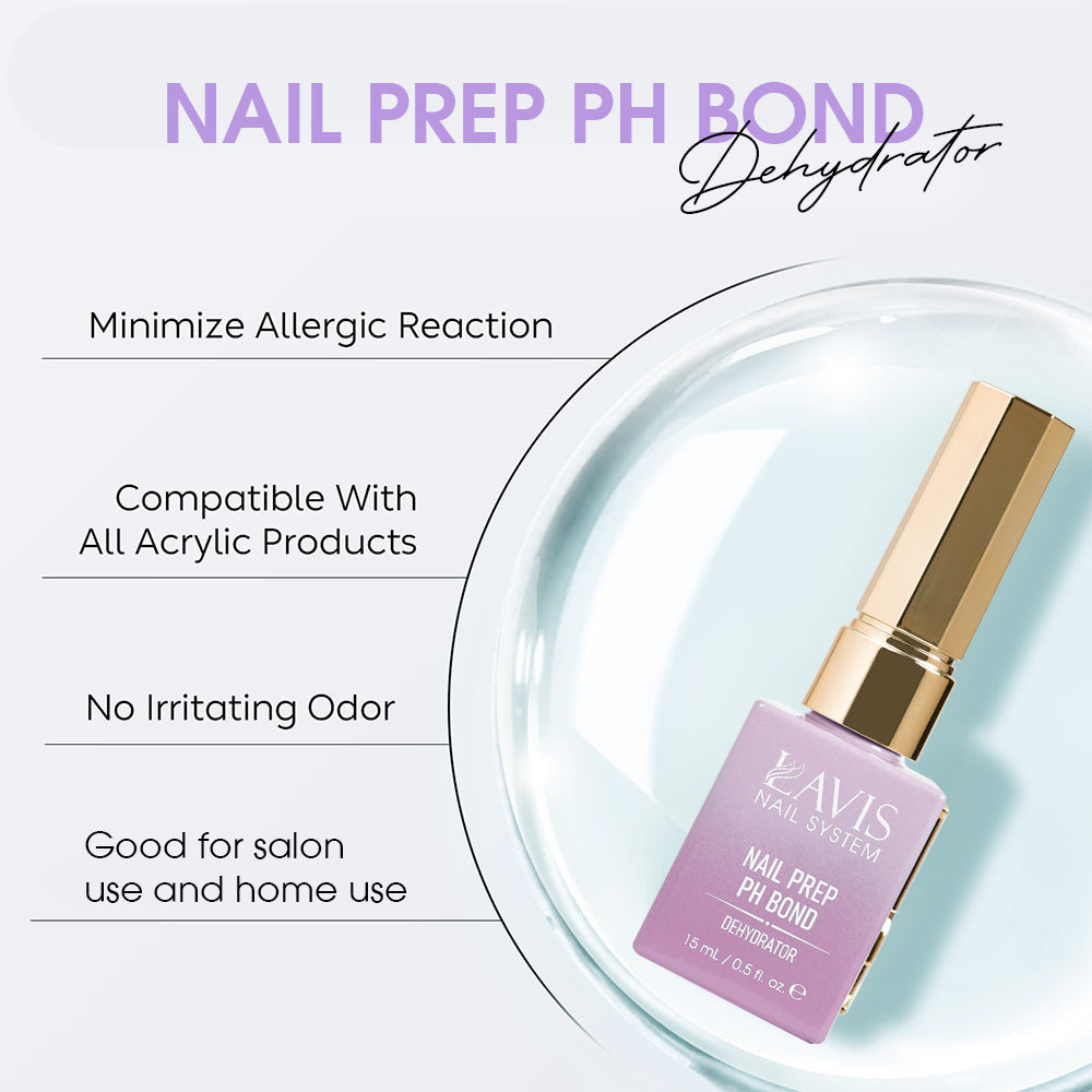 LAVIS Nail Prep PH Bond - 0.5 oz