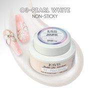 LAVIS Builder Gel Jar Non Sticky - 03 Pearl White 15g