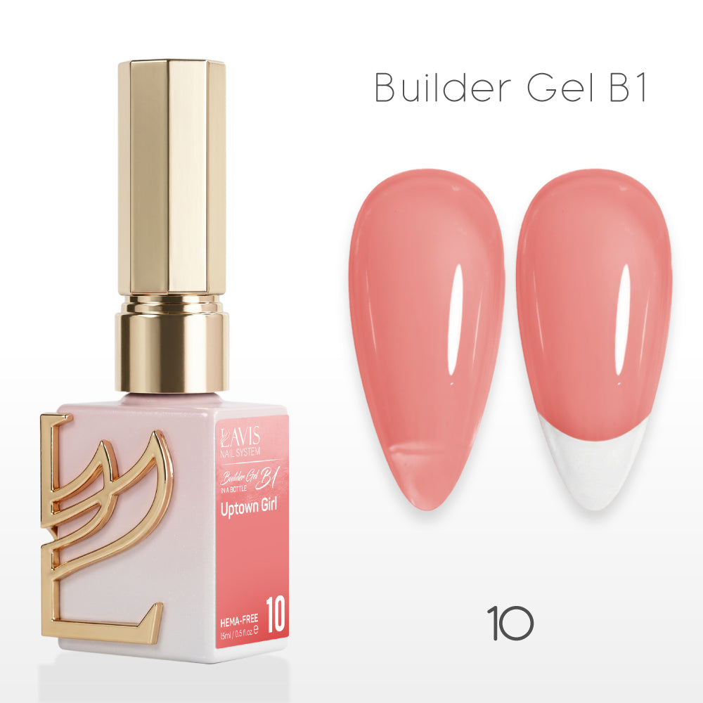 LAVIS Builder Gel In The Bottle - B1-10 Uptowin Girl - Gel Polish 0.5oz