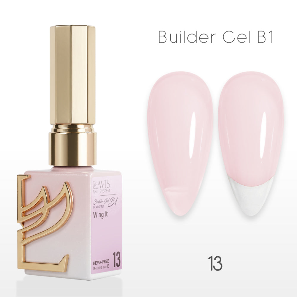 LAVIS Builder Gel In The Bottle - B1-13 Wing It - Gel Polish 0.5oz