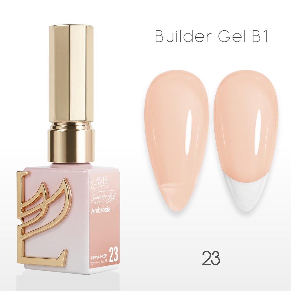 LAVIS Builder Gel In The Bottle - B1-23 Ambrosia - Gel Polish 0.5oz