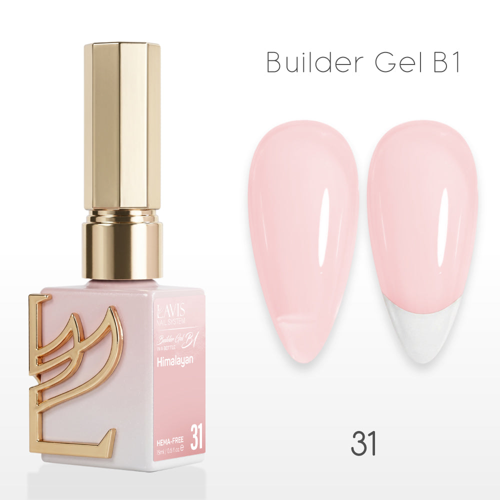 LAVIS Builder Gel In The Bottle - B1-31 Himalayan - Gel Polish 0.5oz