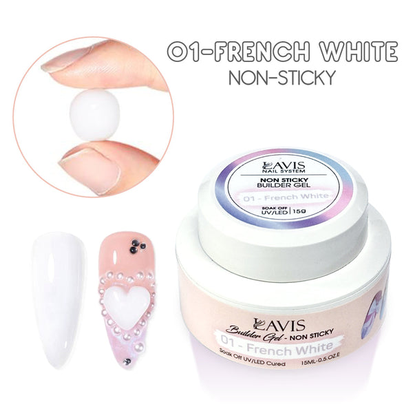 WOVE Neutramist & Peeling Gel セット LAVIS Builder Gel Jar Non Sticky - 01 French White 15g – SNS Nails