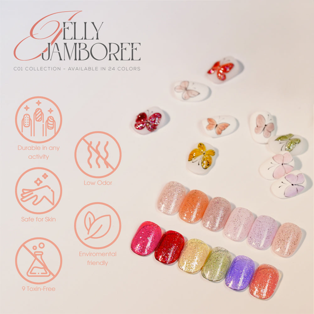 LAVIS C01 - 03 - Gel Polish 0.5 oz - Jelly Jamboree Collection